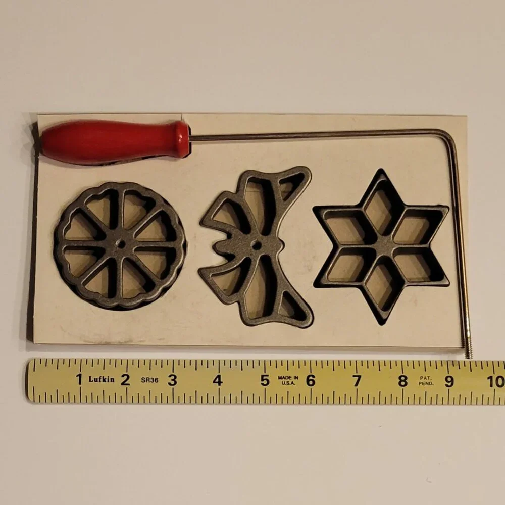 VTG West Germany Waffelbäckerei Waffle Mold Set w/ Box – Mid Century Pastry Iron